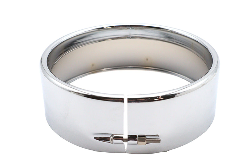 5-3/4 inch Outer Headlamp Chrome Frenched Trim Ring