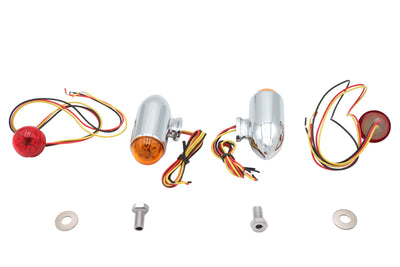 Bullet Marker Lamp Set with Red and Amber LEDs