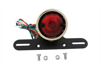 Round Tail Lamp Assembly Bobber Style