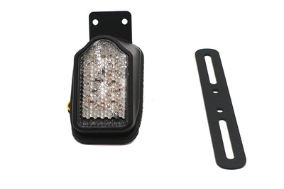 Black Mini Tombstone Tail Lamp with Bracket