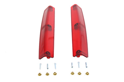Tour Pak Red Side Marker Lamp Lens Set