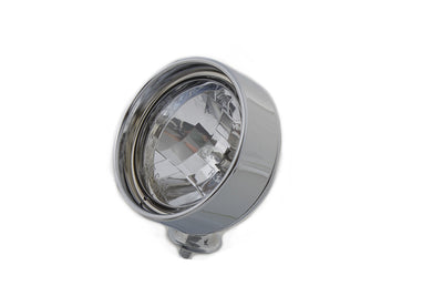 Chrome 4 inch Spotlamp with H-3 Bulb Inset Type