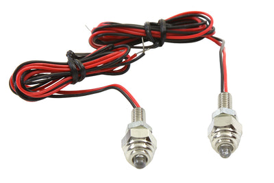 License Plate Frame Mounting Bolt Set with Amber LEDS