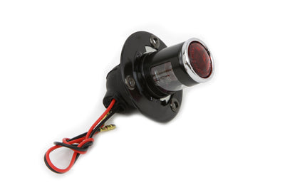 Black 1 inch Round Tail Lamp