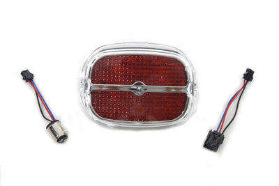 Chrome Tail Lamp with Red LED - 6808508