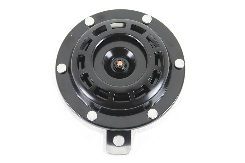 Black 4-1/2 inch Horn 12 Volt