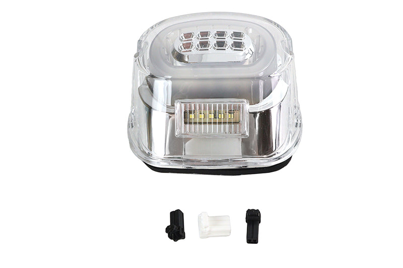 Chrome Lens Tail Lamp with LED Turn Signals