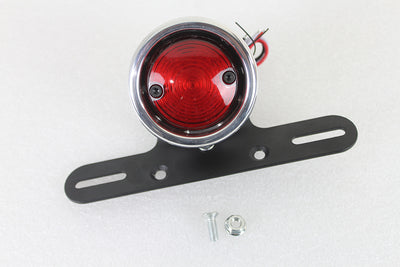 LED 2 inch Round Tail Lamp Assembly Chrome