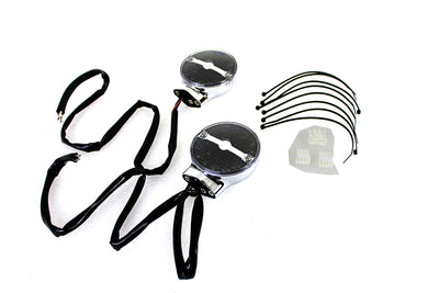 Amber LED Flat Lens Turn Signal Set