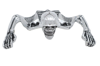 Skull Style Ornament Chrome