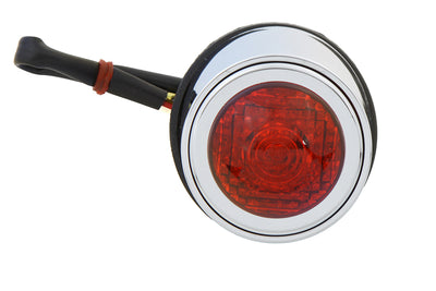 Round Style Tail Lamp with Red Lens