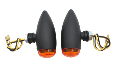 Mini LED Bullet Amber Lens Marker Lamp Set