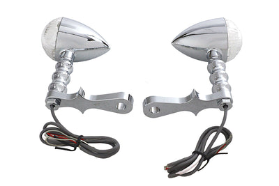 LED Bullet Turn Signal Set with Headlamp Mount