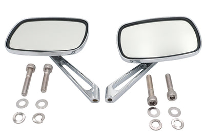 Chrome Eagle Spirit Mirror Set
