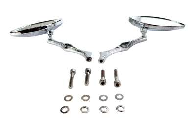 Eagle Eye Mirror Set Billet Chrome