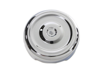 Chrome Round Bobbed Style 8 inch Air Cleaner Cover