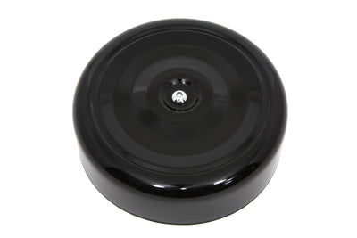 Black Round Bobbed Style 7 inch Air Cleaner Cover
