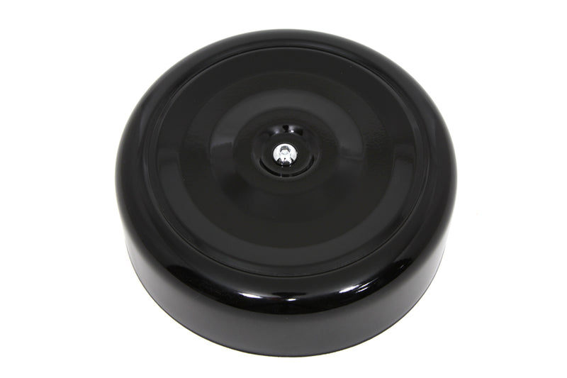 Black Round Bobbed Style 7 inch Air Cleaner Cover