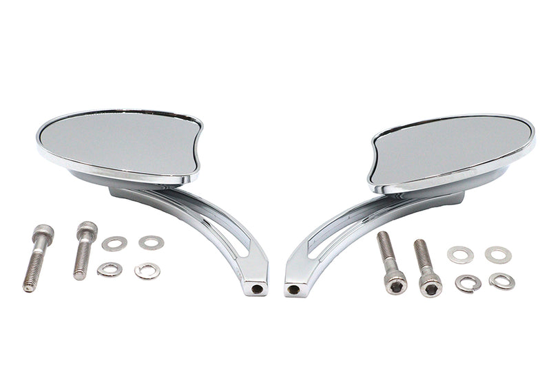 Mini Tapered Mirror Set with Long Slotted Stem
