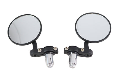 Cafe Style Mirror Set Black
