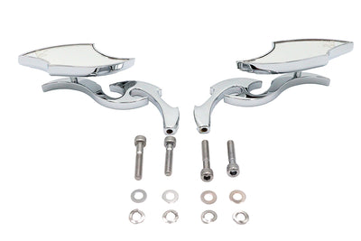 Lucifer Mirror Set Billet with Scroll Stem