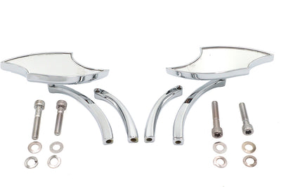 Lucifer Mirror Set Billet with Curve Stem