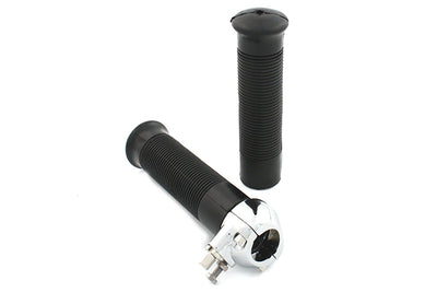 1 inch Twist Grip Assembly Chrome