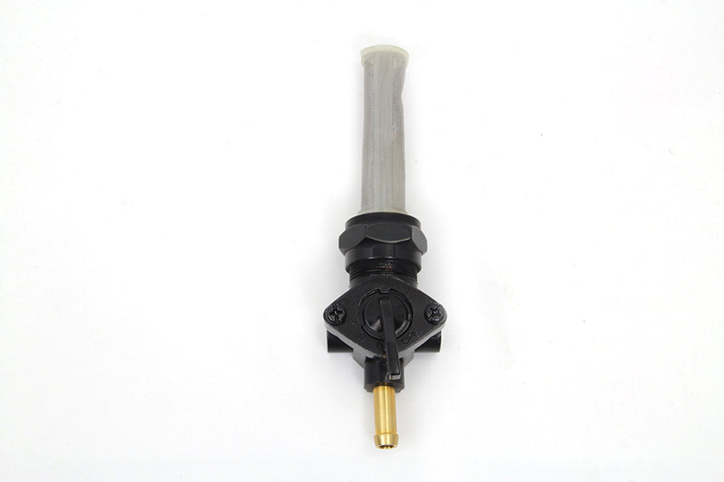 Black Petcock with Straight Outlet and Nut