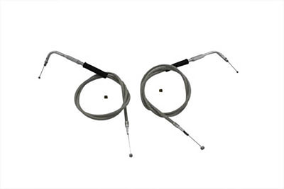 42 inch Stainless Steel Throttle and Idle Cable Set