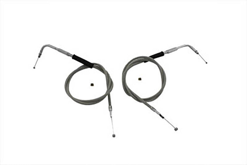42 inch Stainless Steel Throttle and Idle Cable Set