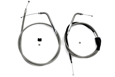 46 inch Stainless Steel Throttle and Idle Cable Set