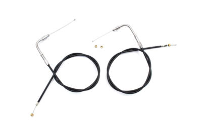 34.25 inch Black Throttle and Idle Cable Set