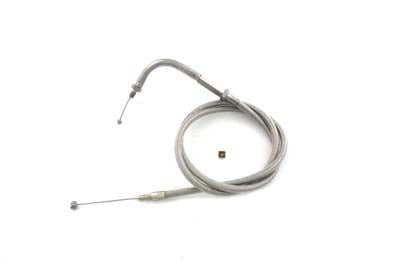 Braided Stainless Steel Throttle Cable with 33 inch Casing