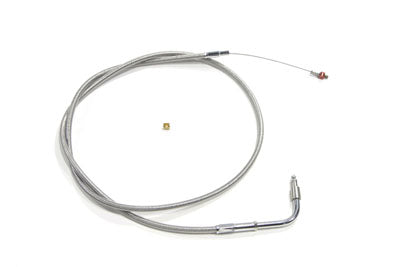 43.25 inch Braided Stainless Steel Idle Cable