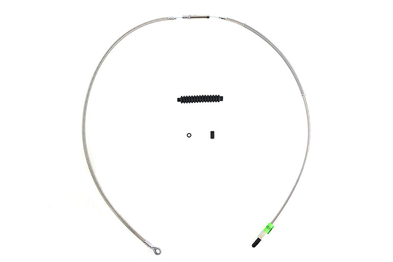 71.375 inch Braided Stainless Steel Clutch Cable