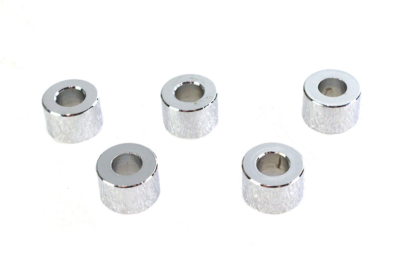 Chrome Spacers 3/8 inch x 3/4 inch x 1/2 inch
