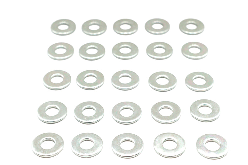 Zinc Flat Washers 1/4 inch Inner Diameter
