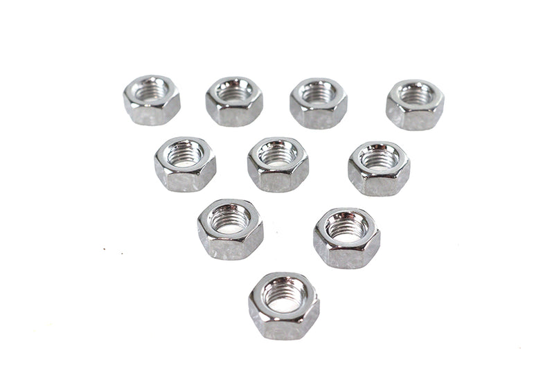 Chrome Hex Nuts 5/16 inch-24