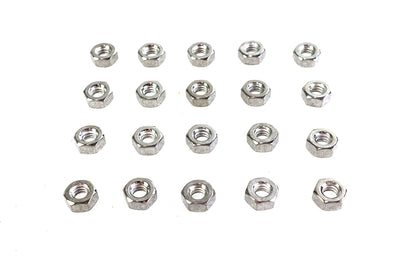 Hex Nuts 1/4 inch-20 Chrome
