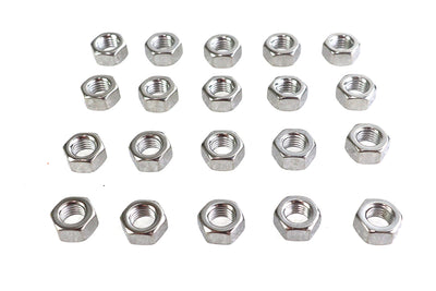 Chrome Hex Nuts 5/16 inch-18