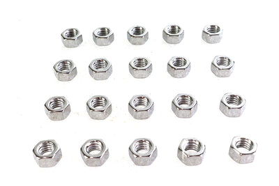 Chrome Hex Nuts 3/8 inch-16