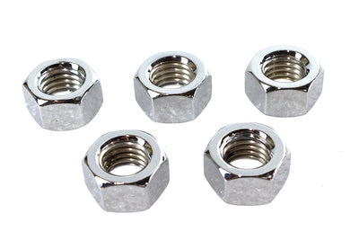 Chrome Hex Nuts 5/8 inch-11