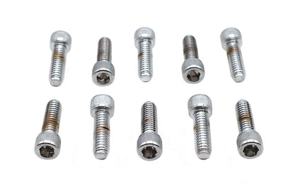 Allen Socket Cap Bolt Knurled Chrome 5/16 inch X 1 inch