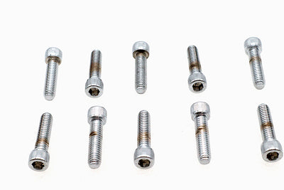 Allen Socket Cap Bolt Knurled Chrome 5/16 inch X 1-1/4 inch