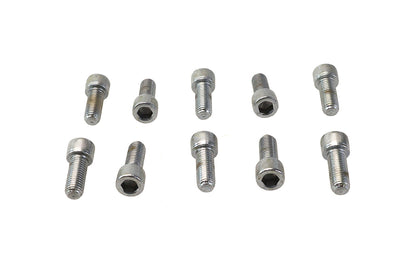 Allen Socket Cap Bolt Knurled Chrome 5/16 inch X 3/4 inch