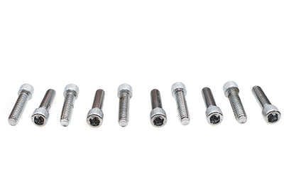 Allen Socket Cap Bolt Knurled Chrome 3/8 inch X 1-1/2 inch