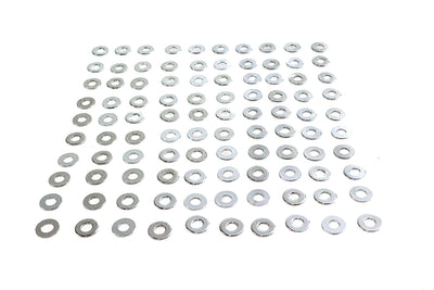 Chrome Flat Washers 1/4 inch Inner Diameter