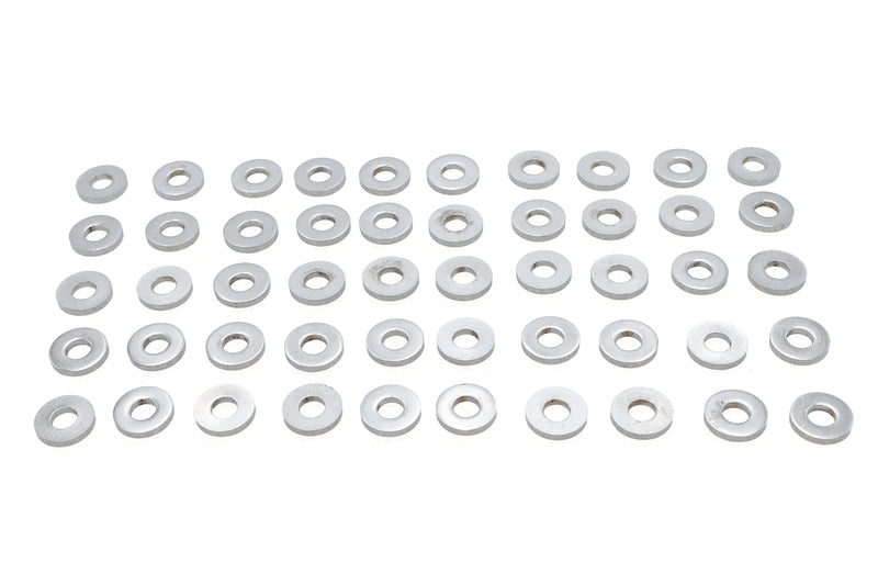 Chrome Flat Washers 1/4 inch, Extra Thick