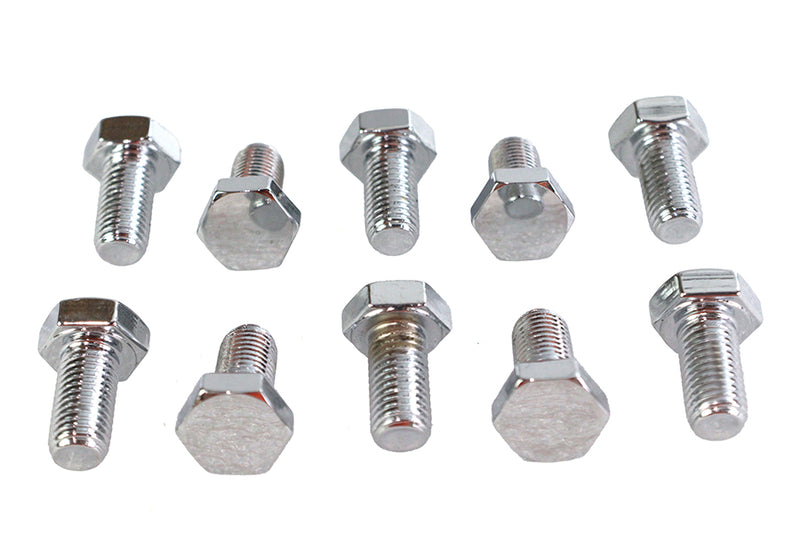 Hex Cap Bolts Chrome 5/16 inch x 5/8