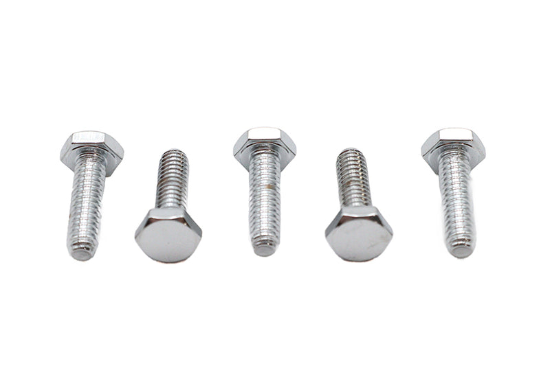 Hex Cap Bolts Chrome 1/4 inch x 7/8 inch
